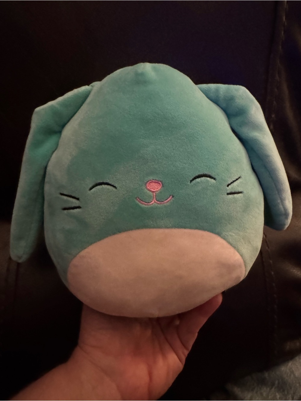 Squishmallows Regan the teal bunny 7.5 in